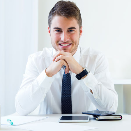 Profesional en un espacio de trabajo