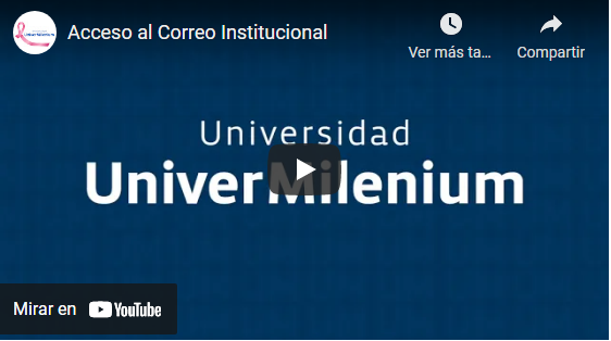 Video Acceso al correo institucional